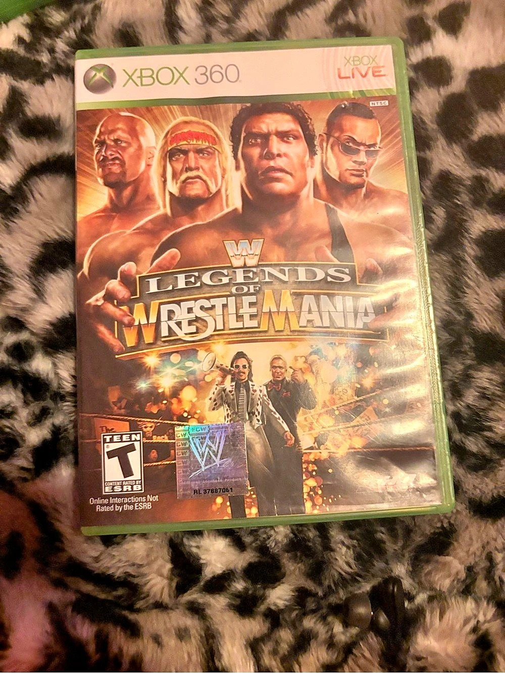 2K Sports WWE Legends of WrestleMania Xbox 360 Video Game